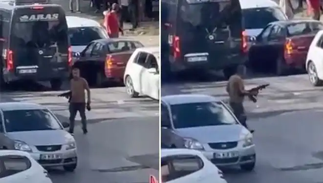 Başakşehir'de Pompalı Tüfekle Sokakları Kendine Dar Etti!