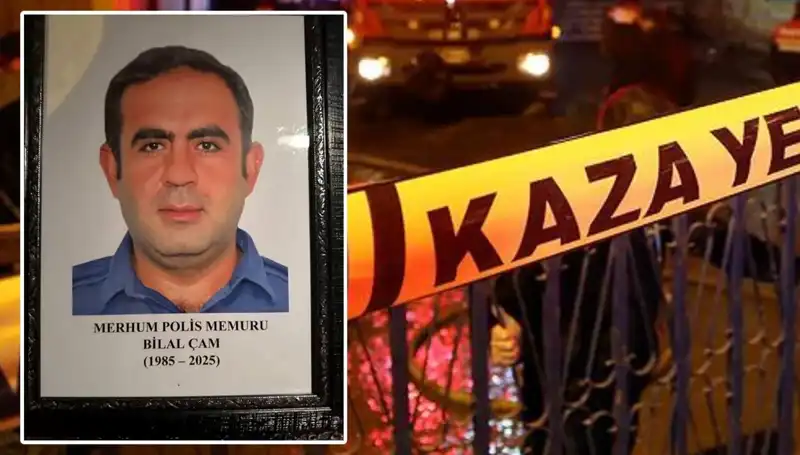 Trafik Kazasında Hayatını Kaybeden Polis Memuru İçin Gözyaşları Ağardı