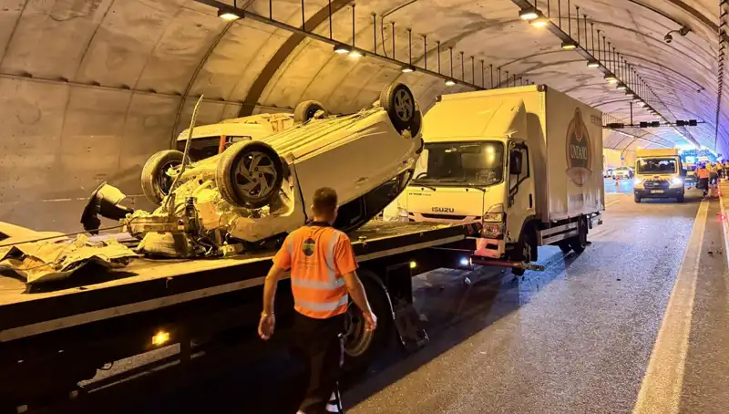 Kuzey Marmara Otoyolu’nda Otomobil ve Kamyonet Kazası, Can Almaya Nişanlandı!