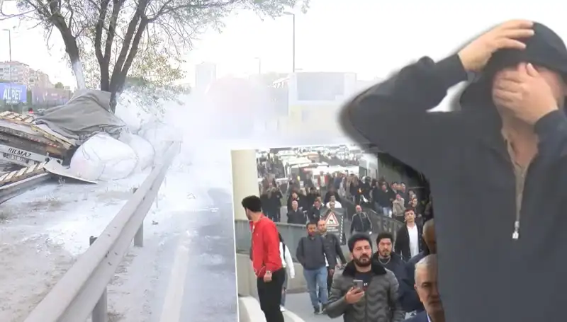 D-100'de Alçı Yüklü TIR'ın Kaza Yapması Trafiği Durma Noktasına Getirdi