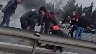 TEM Otoyolu'nda Zincirleme Kaza: Dört Polisle Beş Yaralı