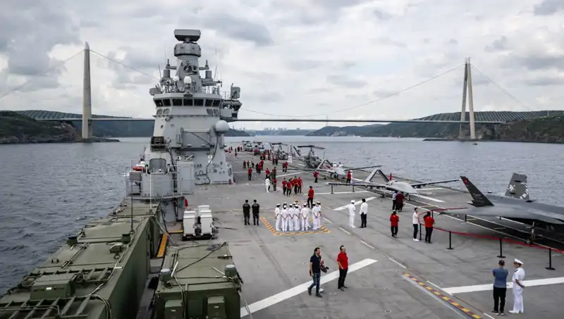 TCG Anadolu, Sarayburnu'ndan Ayrılarak Yeni Bir Maceraya Yelken Açtı